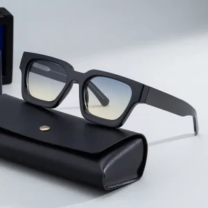Retro Custom Logo Square PC Frame Pin-in Arms UV400 Sunglasses for Men and Women
