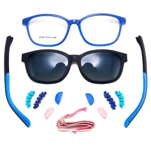 Retro Kids Silicone Sunglasses Set