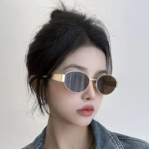 Retro Oval UV400 Sunglasses for Women and Men