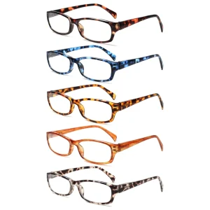 Retro PC Anti-Blue-Light Reading Glasses 5 Colors Unisex Rectangular Computer Reading Glasses Men Women