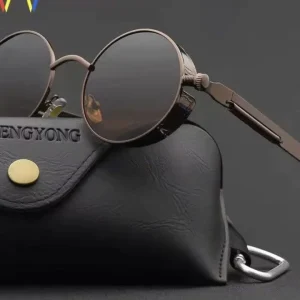Retro Punk Cross-Lens UV400 Windproof Sunglasses for Men and Women