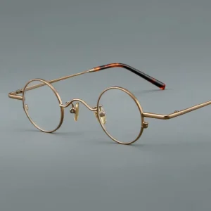 Retro Round Metal Reading Eyeglasses Frame for Women and Men