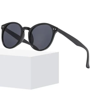 Retro Round Sunglasses Women Men CE UV400 Eyewear