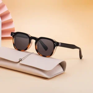 Retro Soft Square Sunglasses Pin-in Temples UV400 Eyewear