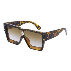 Retro Square-Frame PC Sunglasses for Men and Women
