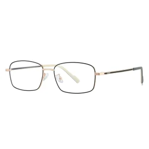 Retro Square Full Rim Metal Computer Anti Blue Light Eyeglass Frame