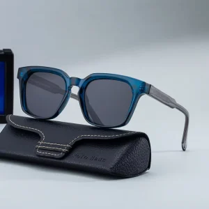 Retro Square PC-Frame Polarized UV400 Fishing Sunglasses for Men