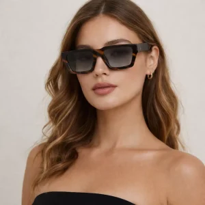 Retro Square Polarized UV400 Sunglasses with PC Frame, Unisex