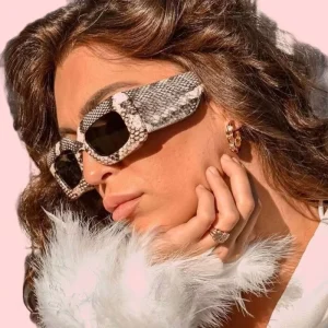 Retro Square Sunglasses UV400 PC Frame AC Lenses Unisex