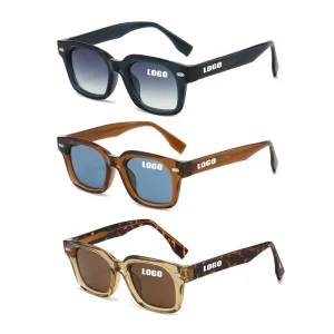 Retro Square Sunglasses with UV Protection