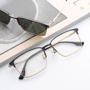 Retro Titanium Optical Eyeglass Frames for Women Reading Glasses