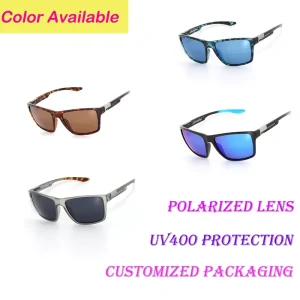 Retro Unisex Sunglasses with Polarized UV400 TAC Lenses for Driving and Fishing