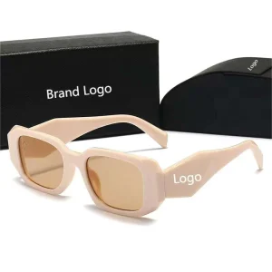 Retro Vintage Square Sunglasses for Beach Outdoor Travel