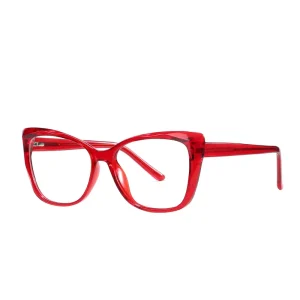 Retro Young Girls Reading Computer Eyewear Functional Anti Blue Light Blocking Glasses