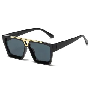 Retro square sunglasses for women and men