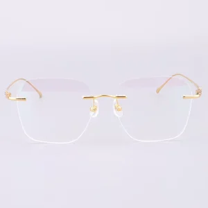 Rimless Titanium Metal Optical Glasses Frames