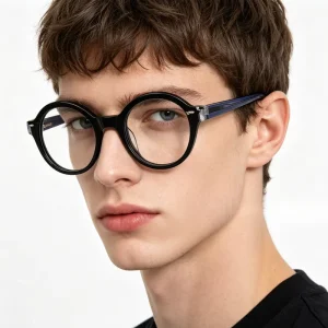 Men’s and Women’s Round Acetate Optical Eyeglass Frames Manufacturer