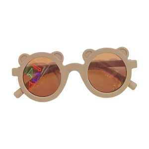 Round Frame Candy Color Kids Sunglasses Cute Sweet & Cool Style UV Protection Beach Eyewear
