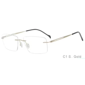 Round Rimless Titanium Alloy Ultralight Eye Glasses Spectacle Design Glass Optical Frames Eyewear Eyeglasses Frames