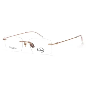 Round Rimless Ultralight Titanium Optical Eyeglasses Frames