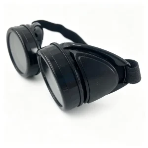 Round Safety Welding Glasses Eye Protection Goggles with Elastic Head Strap