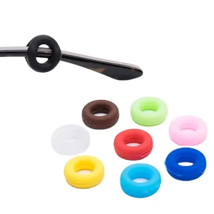 Round Silicone Eyeglass Ear Hooks Sports Temple Tips Anti-Slip Grip