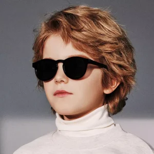 Round Silicone Polarized Kids Outdoor Sunglasses Factory