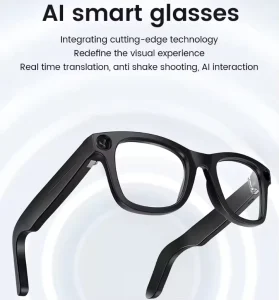 Ruidun E02 Smart Glasses 800W 4K Camera IPX 4 Waterproof Voice Control ChatGPT AI Assistant Outdoor Type C Charging 300mAh 3 10
