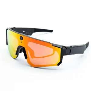 Ruidun IP68 Waterproof 4K HD Sports Smart Glasses Touch Control 6 axis Gyroscope Anti Shake AI Translation Magnetic Charging 32G