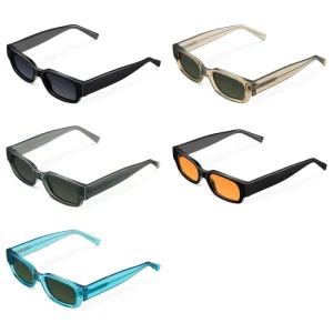 S3601 Retro CP Small Square Polarized Sunglasses for Men and Women