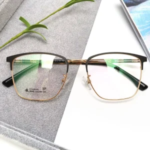 SARA High Quality Custom logo Fashion Classic Titanium Optical Eyeglasses Eyewear Frames for Business Man