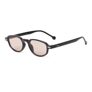 STY22762 Vintage Small-Frame Sunglasses for Women and Men, Thin Legs