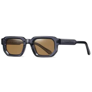 SZ8109 Luxury High Quality CP+PC Sun Glasses Custom Square Thick Retro Sunglasses for Men and Women Trendy Sunglasses