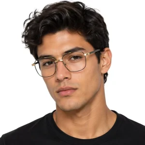 Saddle Nose Pads Men Metal Optical Frames High Quality Eyeglasses Frames Metal Glasses