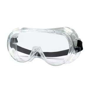 Safety Anti Fog Dust & Splash Proof Lab and Construction Safety Goggles with Transparent Lenses OEM Available