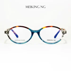 Saint Van Gogh Ultra light Acetate Glasses Frame Elliptical Eyeglass Frame Eyewear Anti Blue Light Eyeglasses Frame for Adults