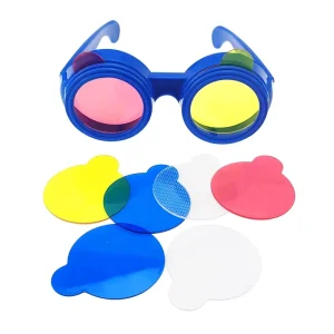 Scientific Inquiry Series Kids Color Matching Three Primary Eyewear Colorful Mixing Overlapping Glasses for Children
