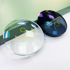 Semi-Finished Progressive Blue Cut HMC 1.56 Multifocal Photochromic Clear Green Aspheric Bifocal UC HC Lenses