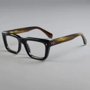 Sheet Metal Retro Square Prescription Eyeglasses Frames Men Women