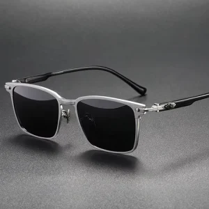 Shenzhen Titanium Sunglasses OEM Square Trendy Luxury Women Sun Glasses Sunglasses Luxe