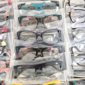 Shenzhen Vintage Full-Rim Acetate Unisex Eyeglass Frames, Customized Optical