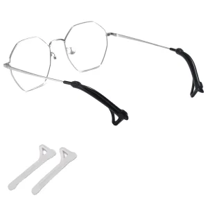 Silicone Eyeglass Temple Sleeves Ear Hooks Anti-Loss Leg Covers