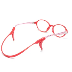 Silicone Eyewear Cords with Ear Hooks for Kids Eyeglasses, Mixed Colors