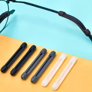 Silicone Eyewear Retainer Sleeves for Eyeglass Temple Tips