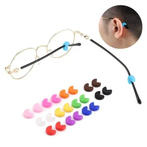 Silicone Non-slip Eyeglass Sleeve Sports Anti-fall Ear Hook Clip
