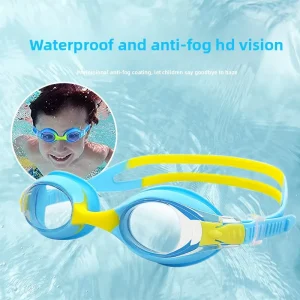Silicone Oval Kids’ Swim Goggles Anti-Fog Waterproof