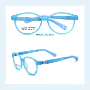 Silicone Reading and Eye-Protective Kids’ Eyewear Optical Frames with Strap