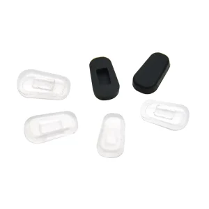 Silicone Rubber Eyeglass Nose Pads, Non-Slip, Pressure-Reducing