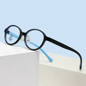 Simple Design Eyewear Children Optical Frames Flexible Soft Kids Glasses