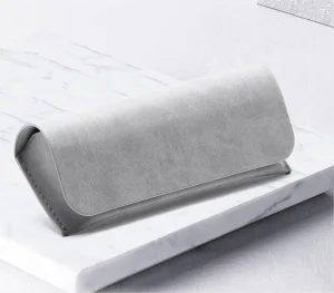 Simple High-End Leather Sunglasses Case Magnetic Opening and Closing Eyeglass Box